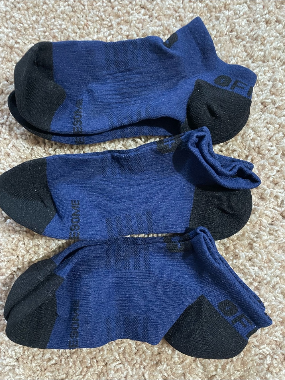 FIGS ankle compression socks, lot of 3